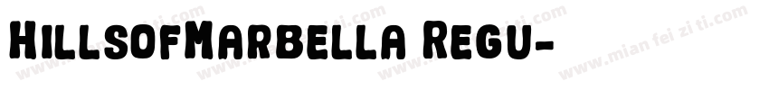 HillsofMarbella Regu字体转换